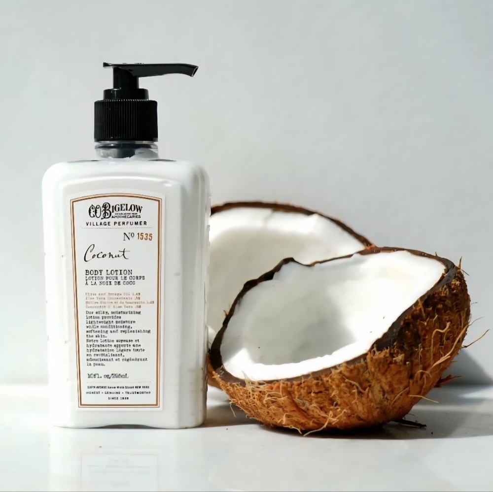 Village Perfumer - Coconut Body Care Duo - Apothecary Box, Retail $34.00 USD - Picture 2 of 14